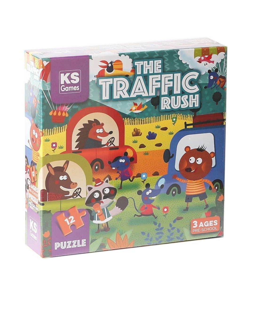 The Traffic Rush Puzzle (12 Pieces)