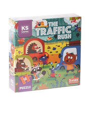 The Traffic Rush Puzzle (12 Pieces)