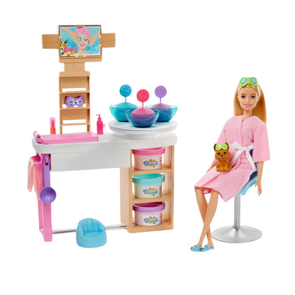 Barbie Face Mask Spa Day Playset