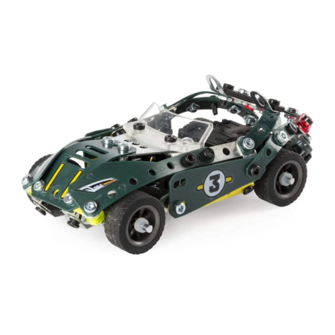 Meccano 5 in 1 Roadster Pull Back Car Building Kit