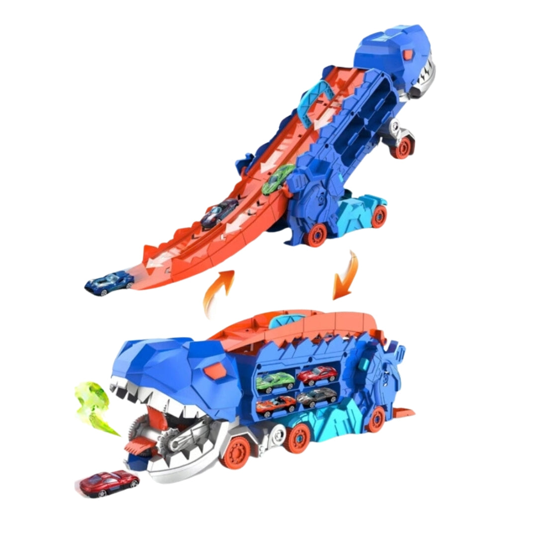 Transport Dinosaur Truck With Foldable Slide