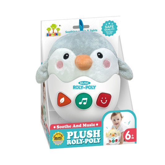 Musical Penguin Plush Roly-Poly