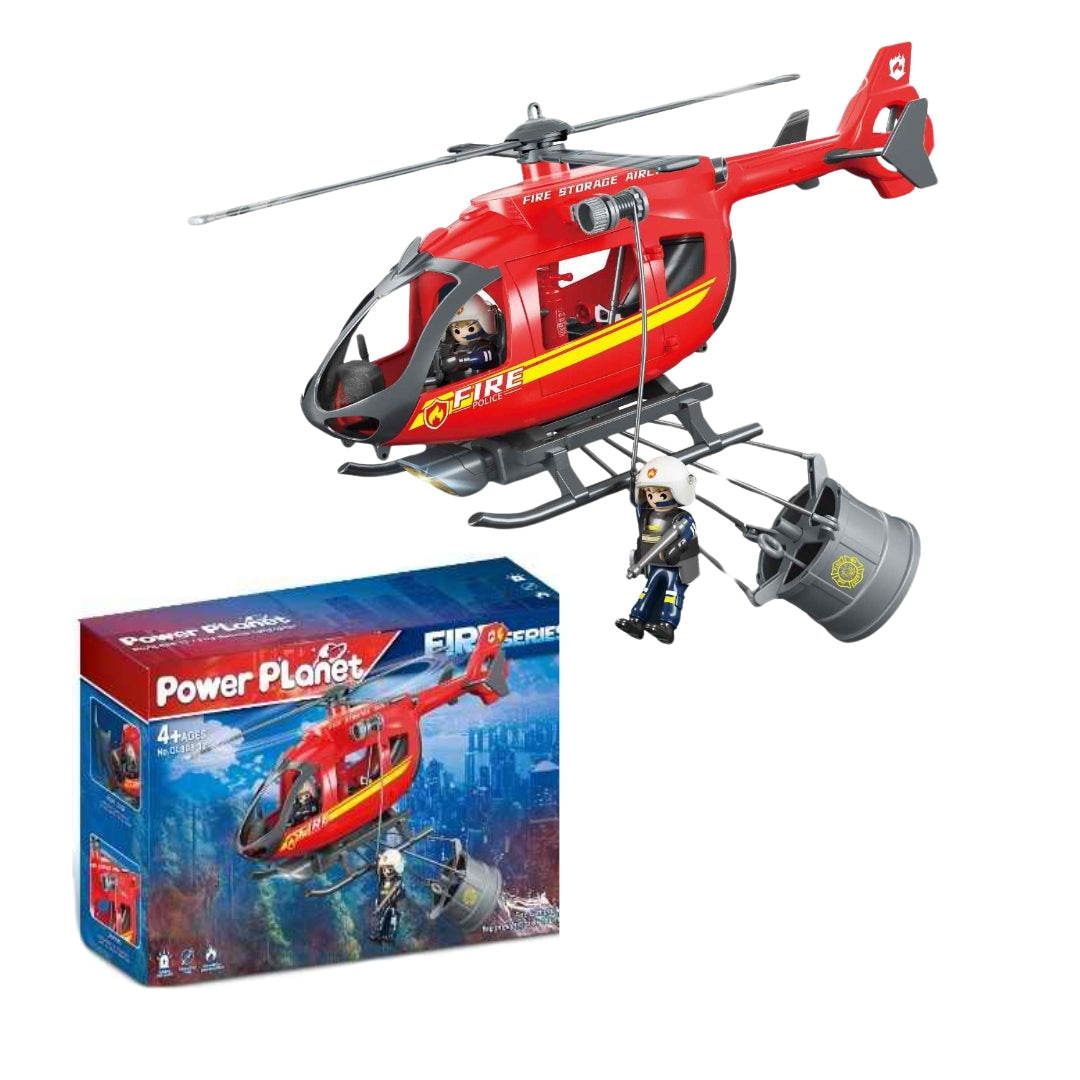 Power Planet Firefighters Helicopter