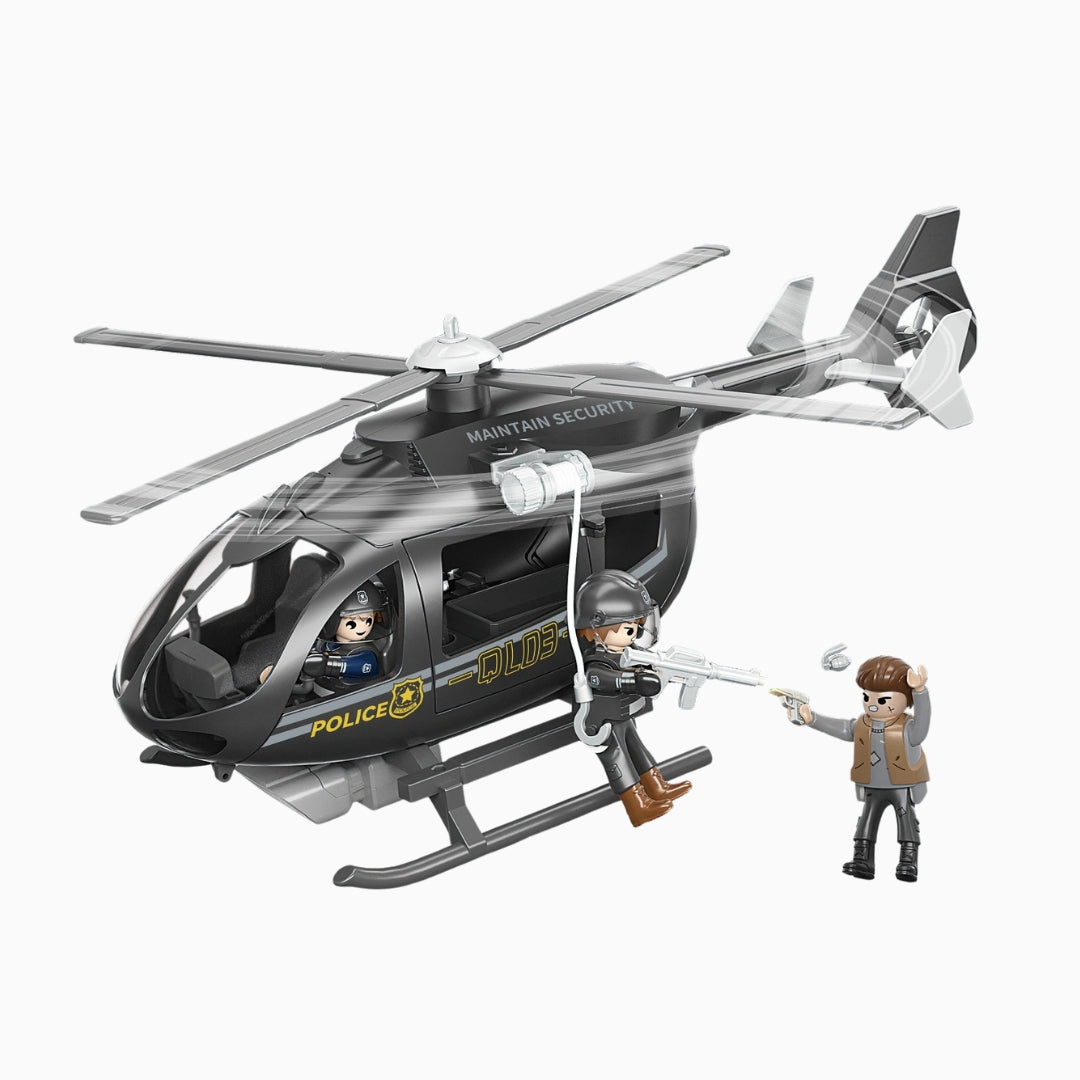 Power Planet City Police Helicopter