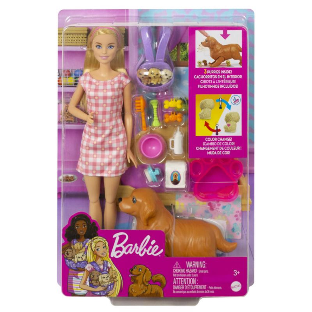 Barbie Newborn Pups Playset