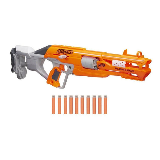 Nerf Accustrike Alphahawk Gun (10 Darts)