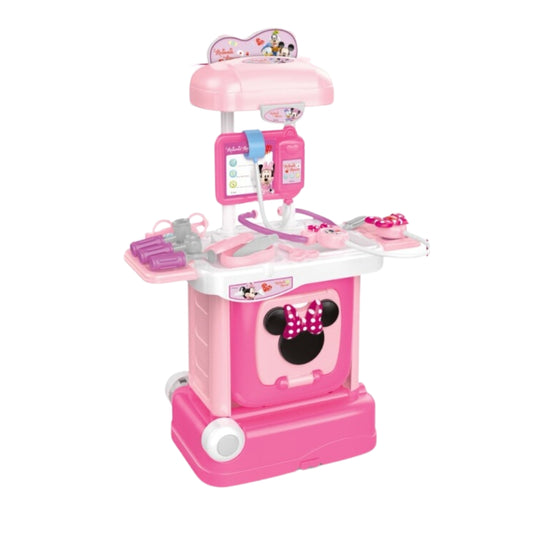 Minnie Mouse 3 In 1 Doctor Trolley Playset