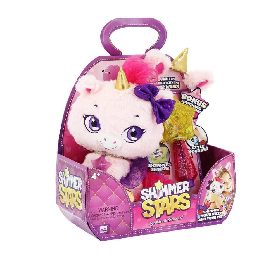 Shimmer Stars Twinkle Unicorn Plush