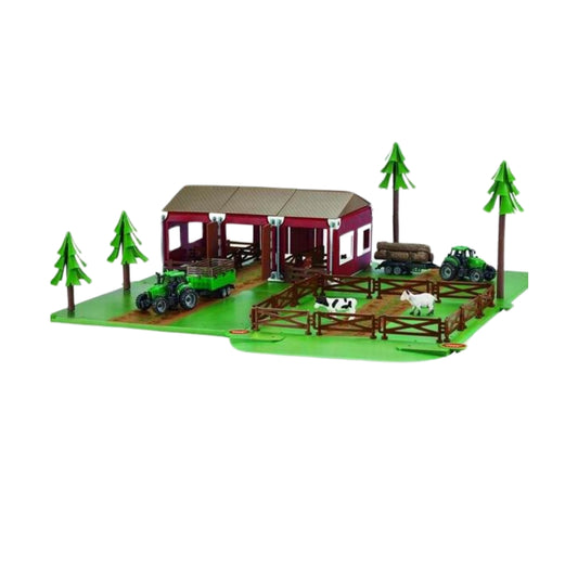 Jasperland Farm Country Barn Set