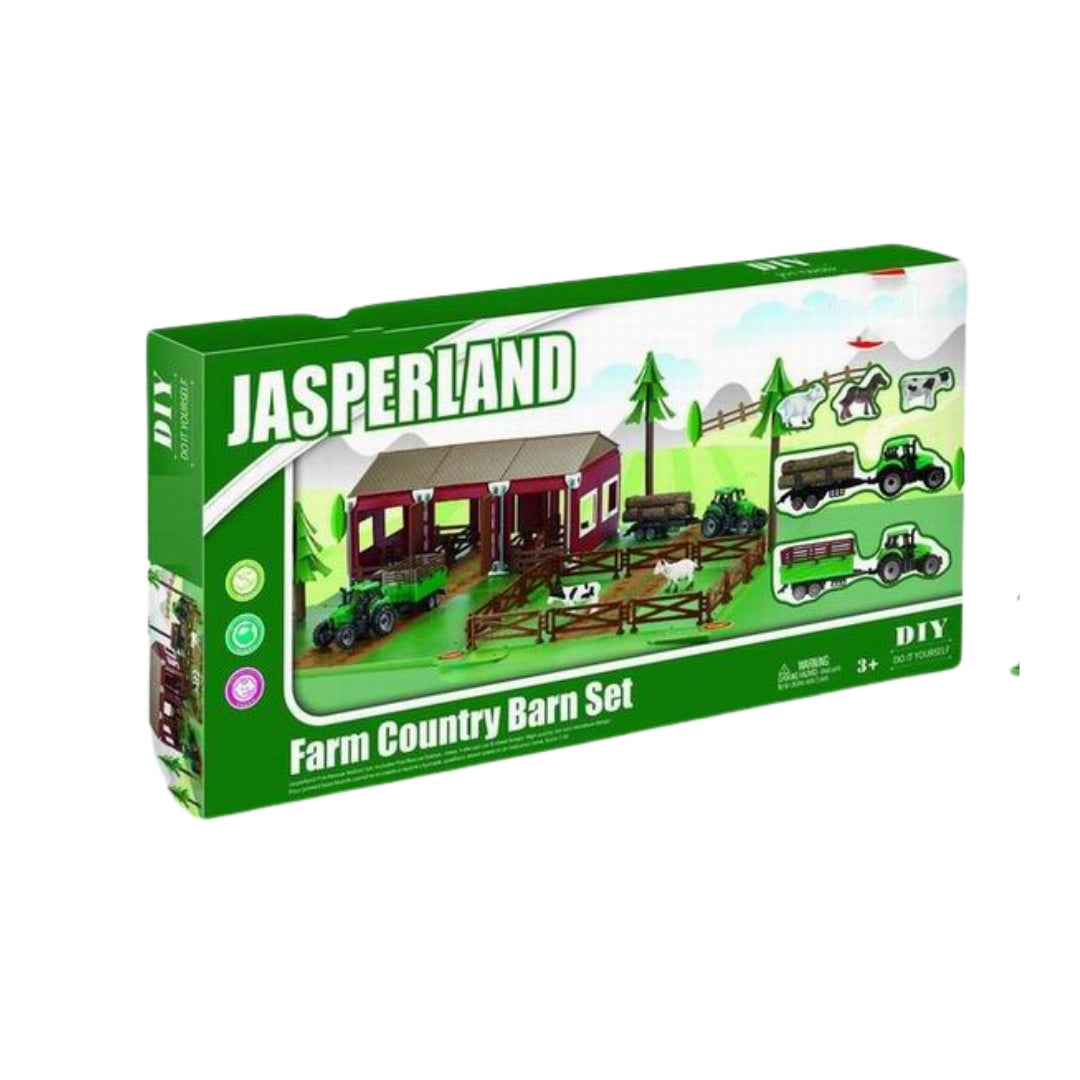 Jasperland Farm Country Barn Set