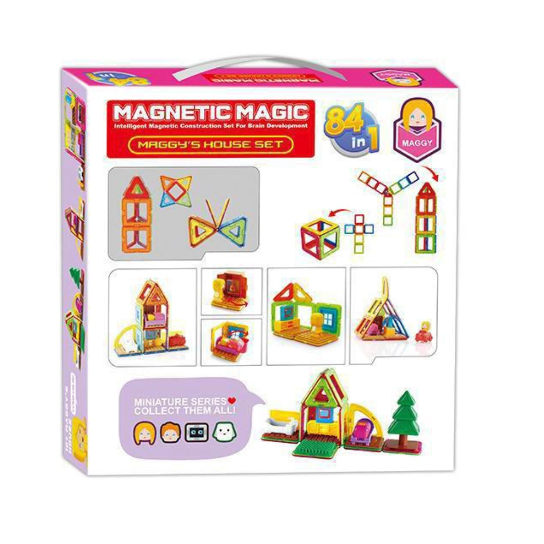 Magnetic Magic Maggys House Set (84 Pieces)