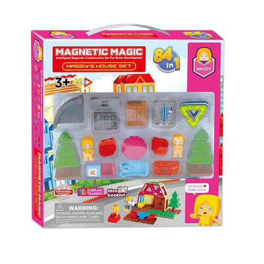 Magnetic Magic Maggys House Set (84 Pieces)