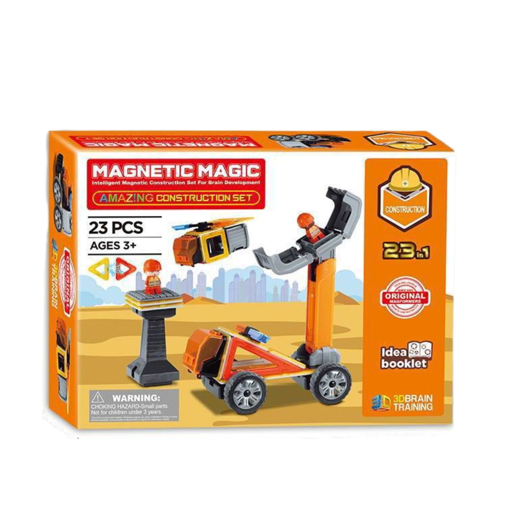 Magnetic Magic Construction Set (23 Pieces)