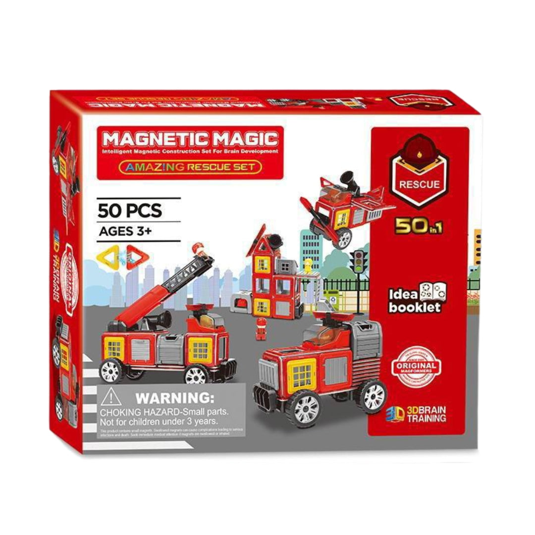 Magnetic Magic Rescue Set (50 Pieces)