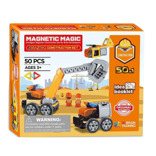 Magnetic Magic Construction Set (50 Pieces)