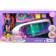 Barbie Mermaid Power Boat Playset with Dolls