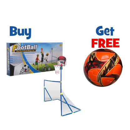 Soccer Goal & Football Ball Bundle