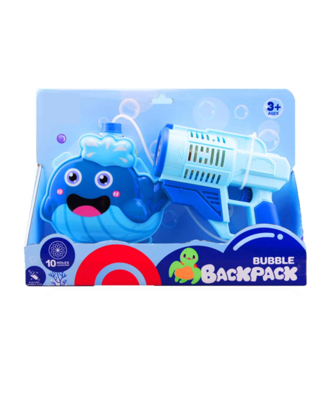 Electric Whale Back Pack Bubble Gun