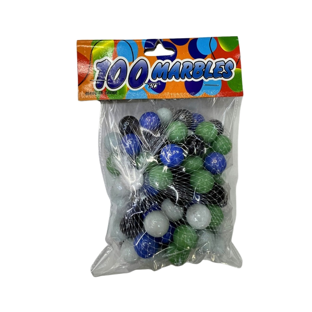 Mixed Glass Cream Marbles