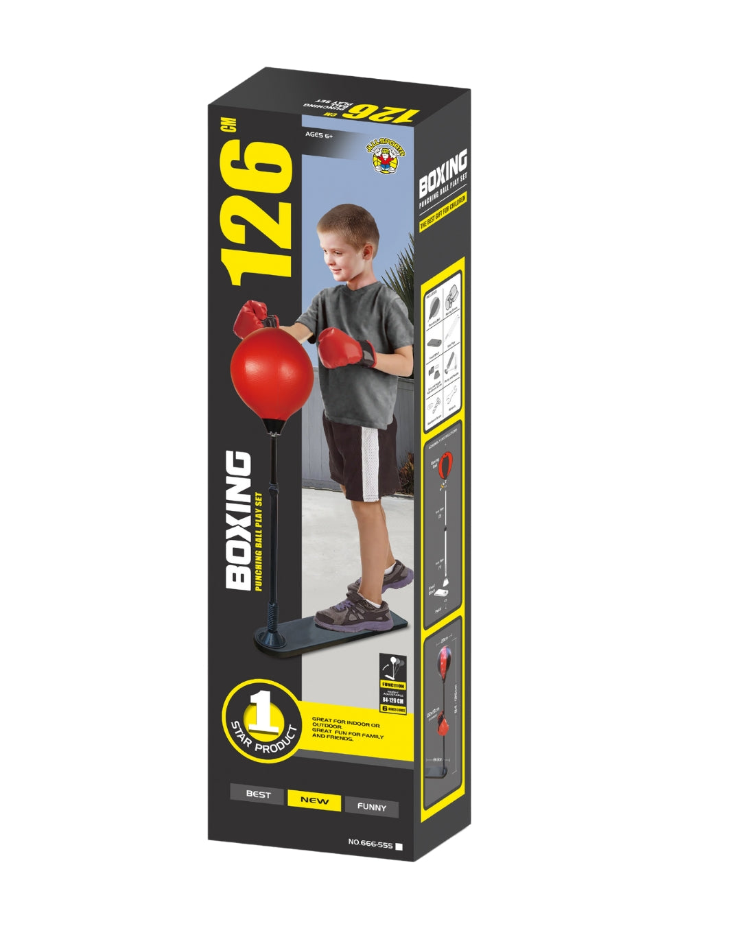 High Foot Boxing Speed Ball 126cm