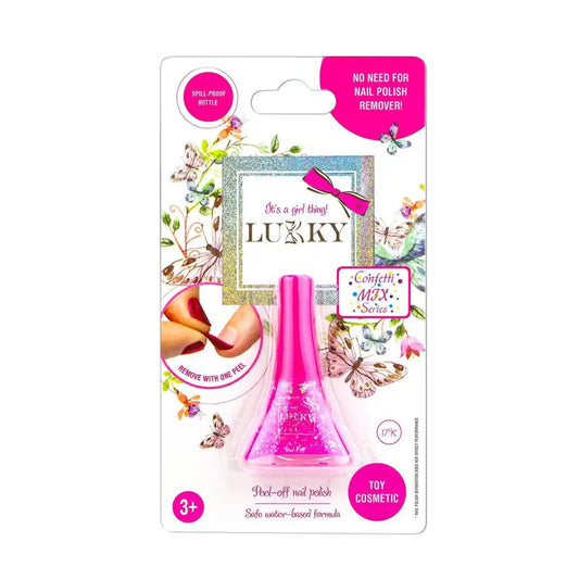 Lukky Peel Off Nail Polish Pink Color