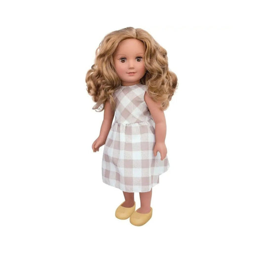 Hayati Girl Siba In Carreau Dress Doll (18 Inch)