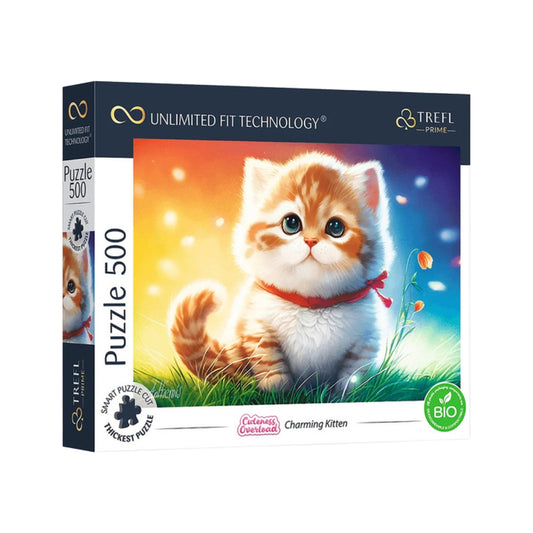 Puzzle Charming Kitten 500-Piece