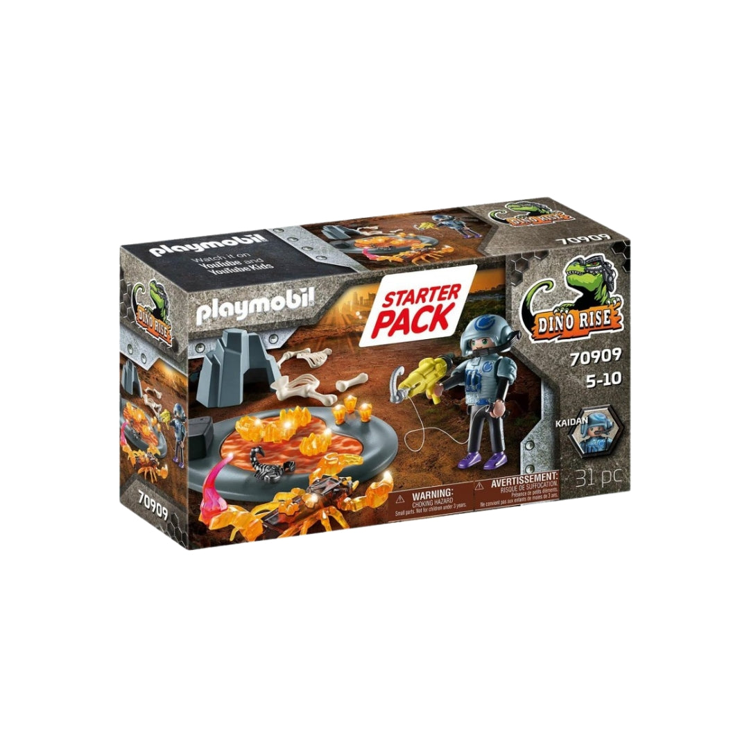 Playmobil Dino Rise Fire Scorpion Starter Pack