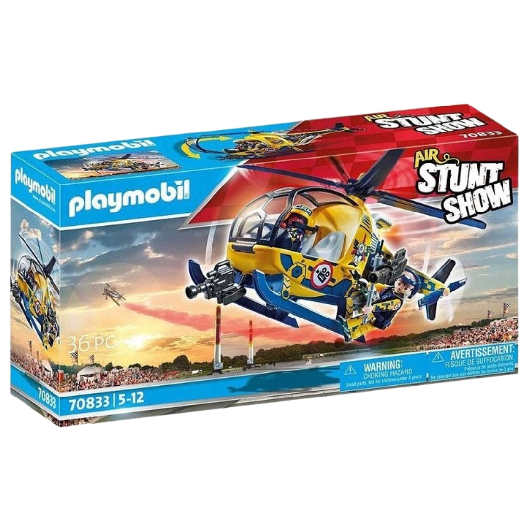 Air Stuntshow Helicopter and Filming Crew