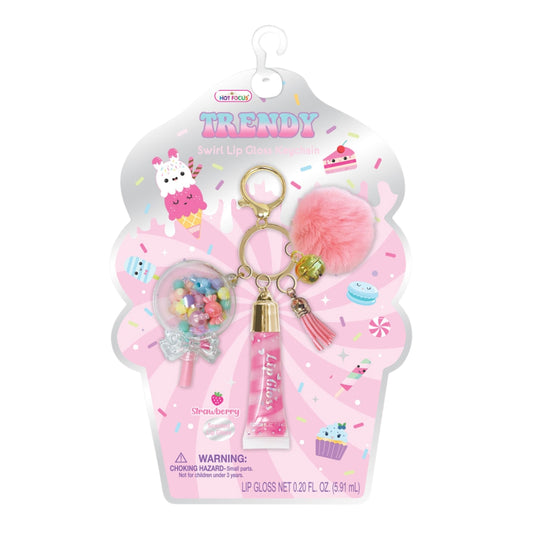 Trendy Lip Gloss Keychain