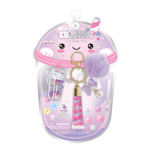 Trendy Lip Gloss With Keychain