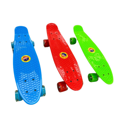Skateboard with Light-Up Wheels (Assorted)