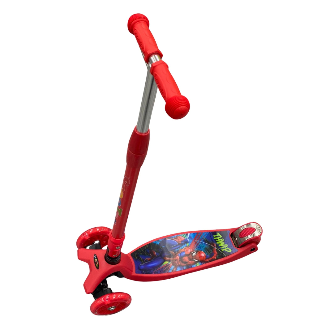 Spider-Man Foldable Scooter Red