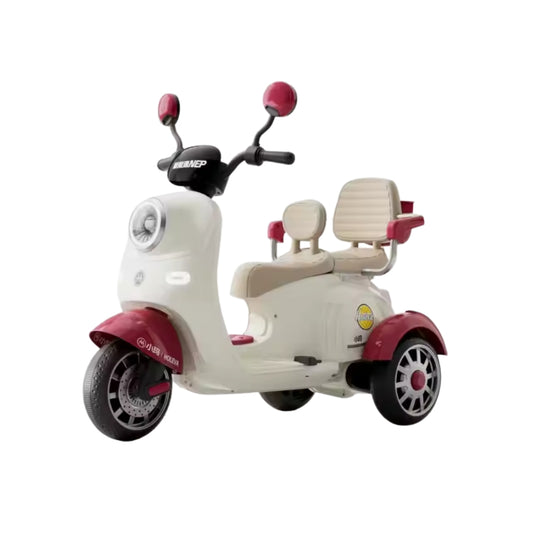 6V Vespa Style Ride On Motorcycle (Red)