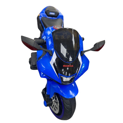 12V Ride On Motorcycle (Blue)