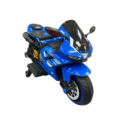 12V Ride On Motorcycle (Blue)
