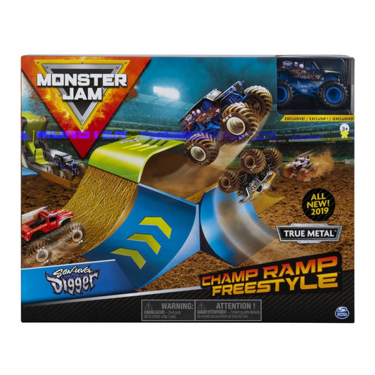 Monster Jam Official Champ Freestyle Playset