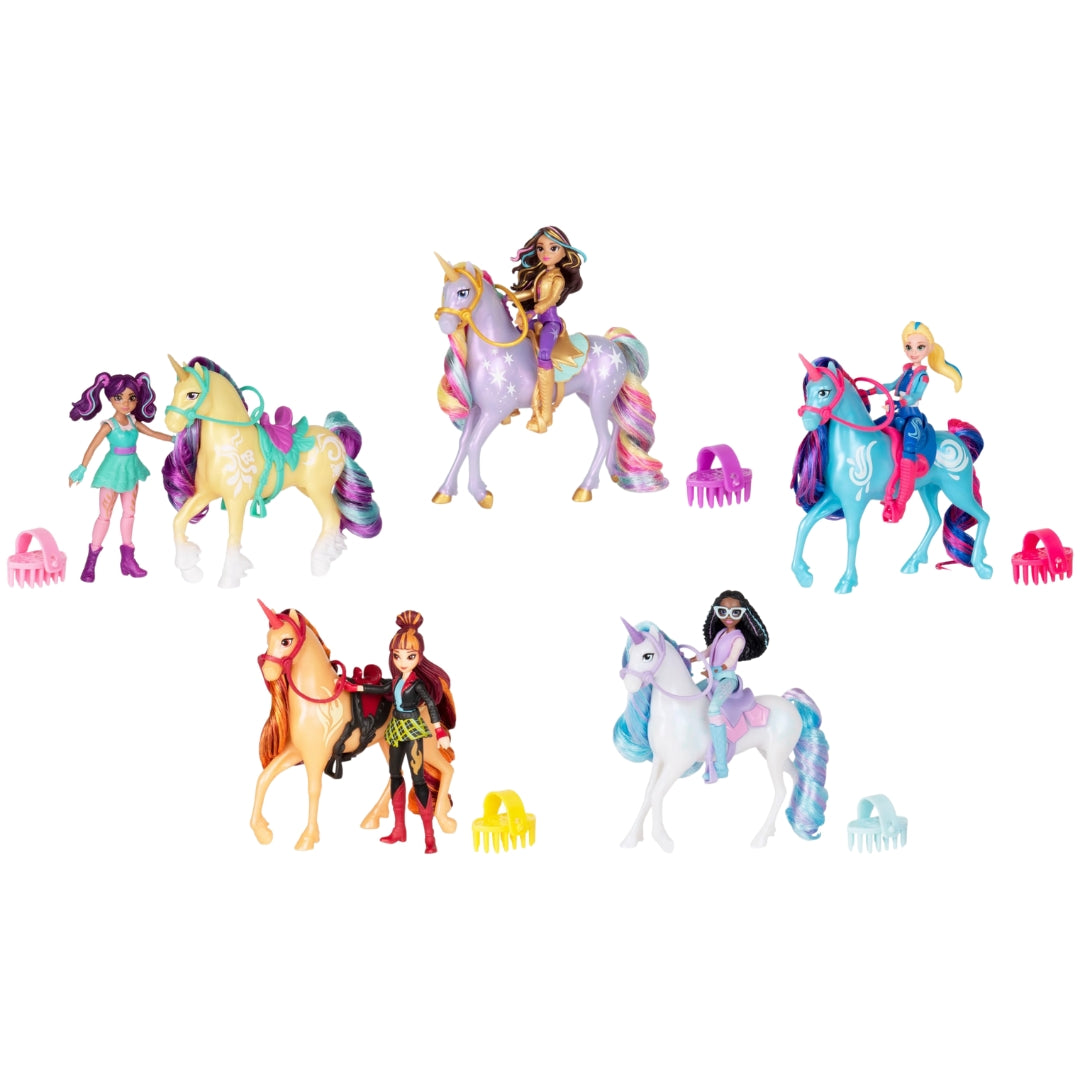 Unicorn Academy Small Doll & Unicorn Set (Assorted)