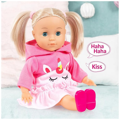 Bayer My Little Sister Baby Doll with Kiss & Laugh Sounds