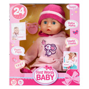 Bayer First Words Baby – 38 cm Interactive Doll