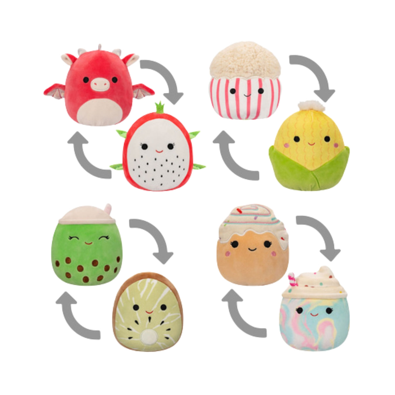 Squishmallows Flip A Mallows (Assorted)