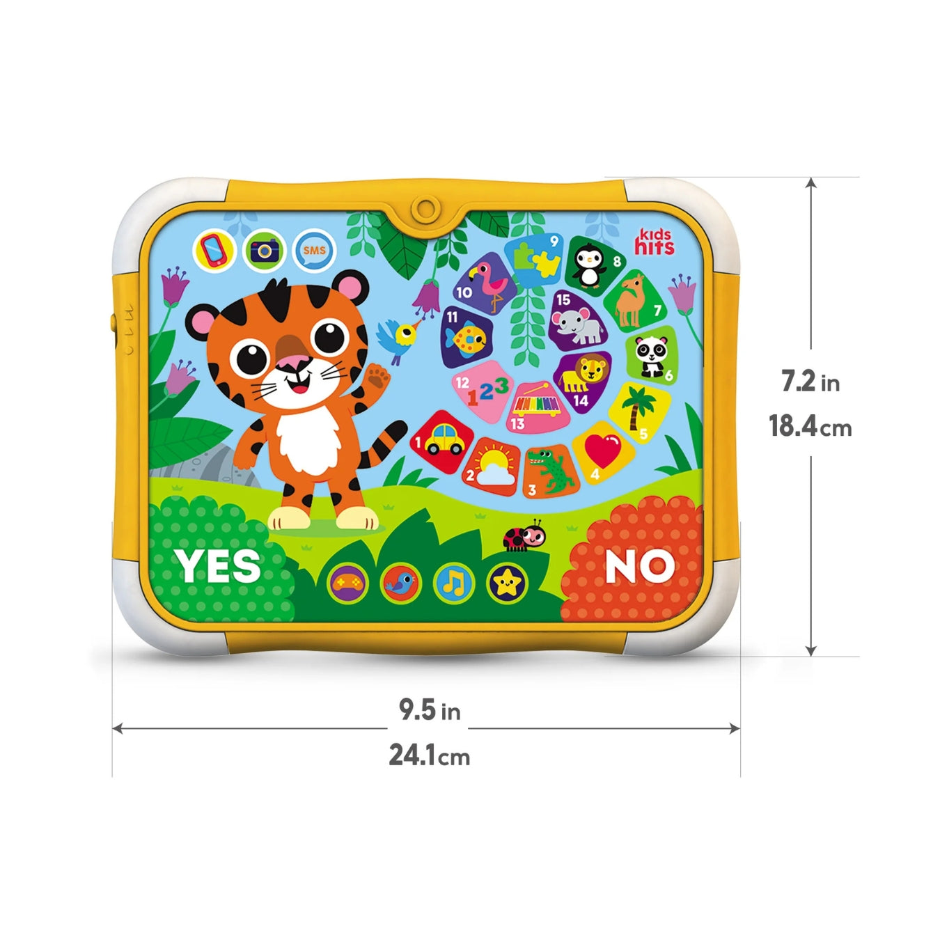 Kids Hits Educational Touch Pad Tiger Quiz