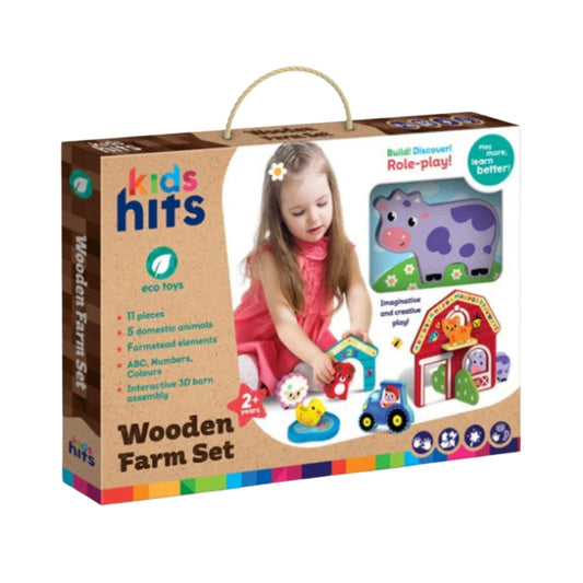 Wooden Farm Play Set