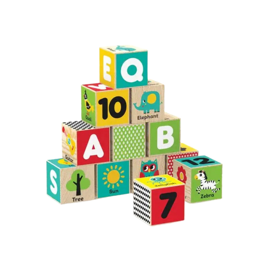 Kids Hits ABC Wooden Blocks