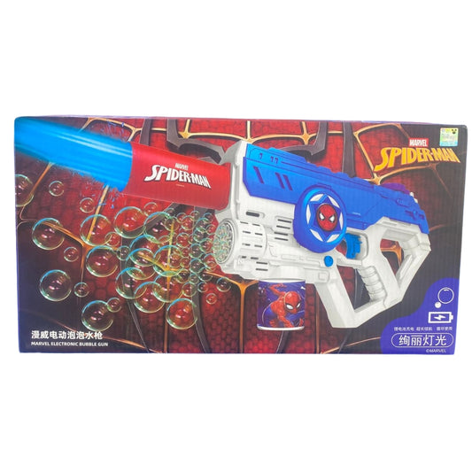 Marvel Spider-Man Light-Up Bubble Electric Water Gun