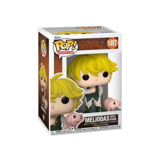 Funko Pop Seven Deadly Sins Meliodas with Hawk