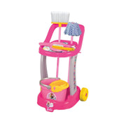 DEDE Cleaning Trolley – 8 Piece Kids Play Set