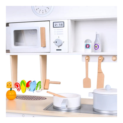Wooden Kitchen Playset with Accessories