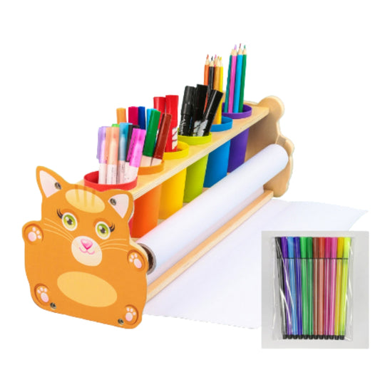 Bear/Kitten Painting Paper Holder – Small Size