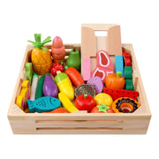 Wooden Play Food Set 30PCS